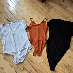 3 Bodysuits- Women’s Small